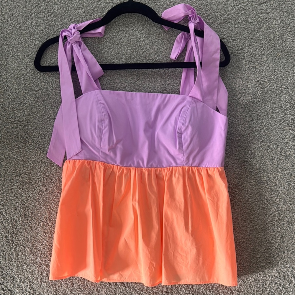 NWT Lilly Pulitzer Lavender and Orange Women's Top